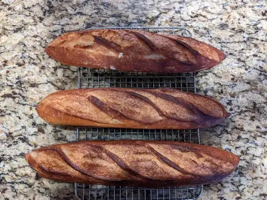After baking
