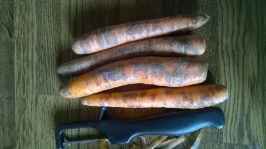 Spoiled carrots