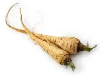 untrimmed parsnips