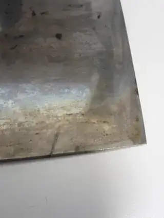 Closeup of knife