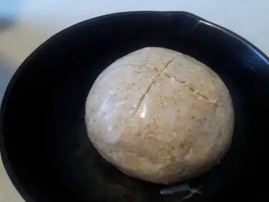 before baking
