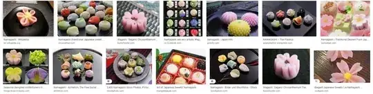 First 2 lines of Namagashi google-picture search