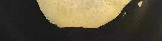 making crepes on non-stick pans