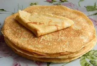 thin crêpes