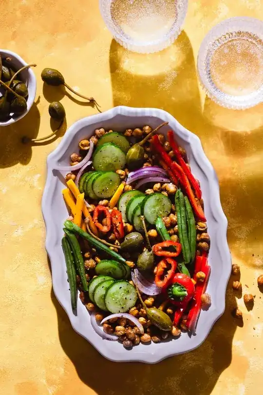 Salad with caper berries| Royalty free from Unsplash