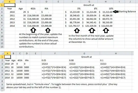 Simple spreadsheet