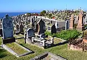 Waverley Cemetery in Sydney, Australia. See the Waverley Cemetery&nbsp;Waverley Cemetery on OSM.