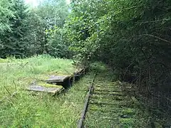 There used to be a station here - abandoned:railway=station