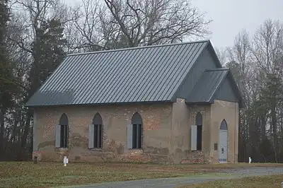 Church with roof:shape=gabled