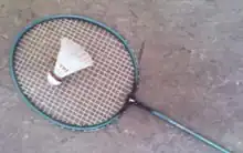Badminton racquet and Shuttlecock