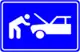 Belgian traffic sign IF2 (being phased out)