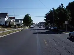 Main Street (State Route 103) in downtown Bluffton