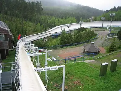 Boby na trati v Altenbergu(en)/Německo