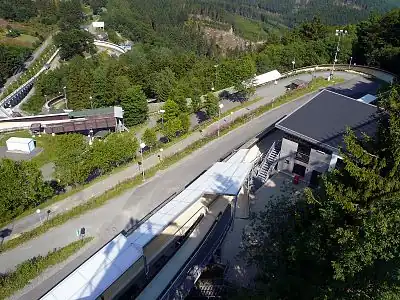 Winterberg bobsleigh, luge, and skeleton track, start house 2