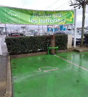 borne de recharge gratuite