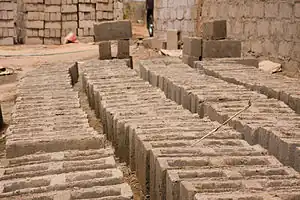 Sundrying Sand Stone Bricks