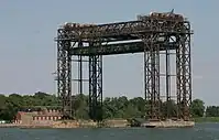 Vertical-lift bridge Karnin