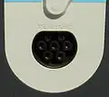 Europe: VDE-AR-E 2623-2-2, 400V 250A, known as "Type2" or "Mennekes" socket