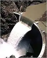 Crystal Dam ogee style spillway