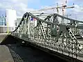 Drehbrücke in Köln am Rheinauhafen