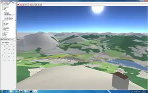 alps terrain OSM-3D.org