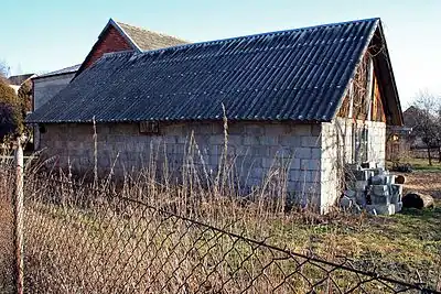 building=* with roof:shape=gabled