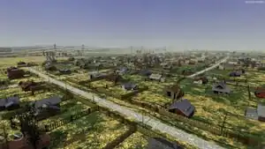 Randomly generated rural houses