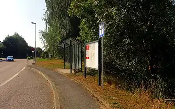 ehemalige Busbucht, mit Zeichen 365-61 ausgeschildert, Deutschland