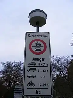 One example for Merkmal: Conditional restrictions