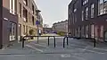 Used on a sidewalk