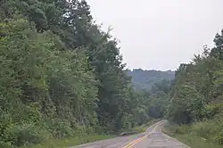 County Road 851 in Monroe Township, Guernsey County