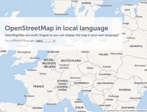 OpenMapTiles on-the-fly language change (Click the image for animation)