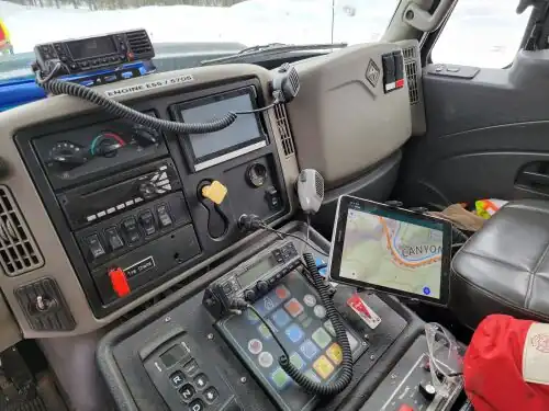 OpenStreetMap-baserede kort bruges i en Rosenbauer TenderWolf brandbil