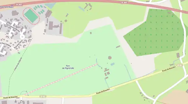 Parc de Pignerolle avant la cartopartie