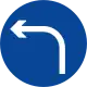 R2-5 (L) ALL TRAFFIC MUST TURN LEFT