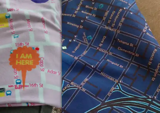 Plan auf einer Bettdecke (2011)