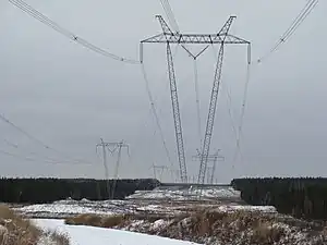 735 kV tower (Quebec)