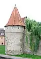 Wehrturm innerhalb der Stadtmauer Rottenburg