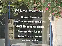 A money lender in the United States that offers to speak with customers in Spanish (es)