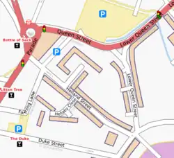 Sutton Coldfield (map) rendu avec osmarender