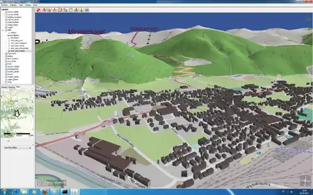 alps terrain OSM-3D.org