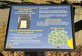 Interpretive sign
