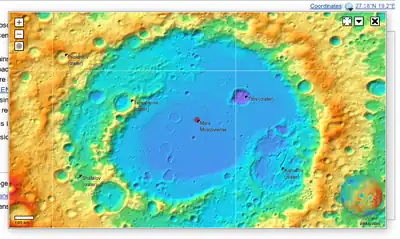 Moon coordinates on the WikiMiniAtlas