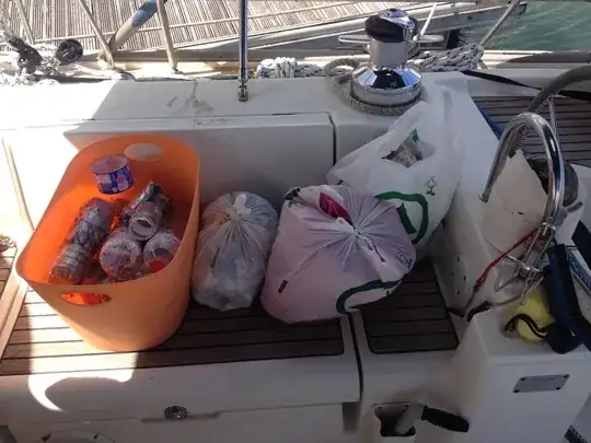 26 days of plastic rubbish