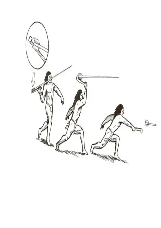 Atlatl in use!