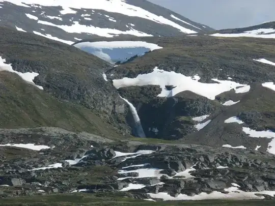Njulkkostakjohka above Alisjávri
