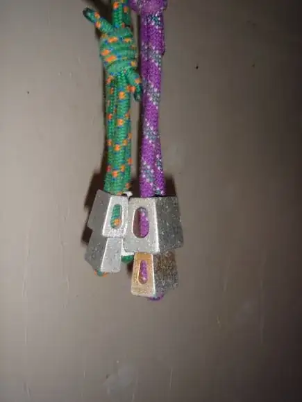 Chocks with perlon slings