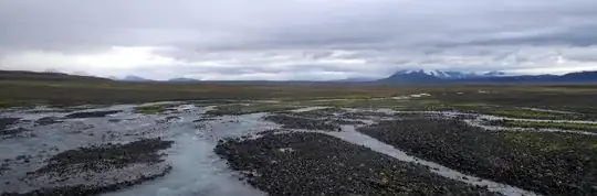 Svartakvísl, central Iceland