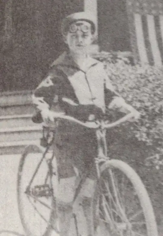 Feynman on bike