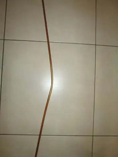 Picture of the bent pole